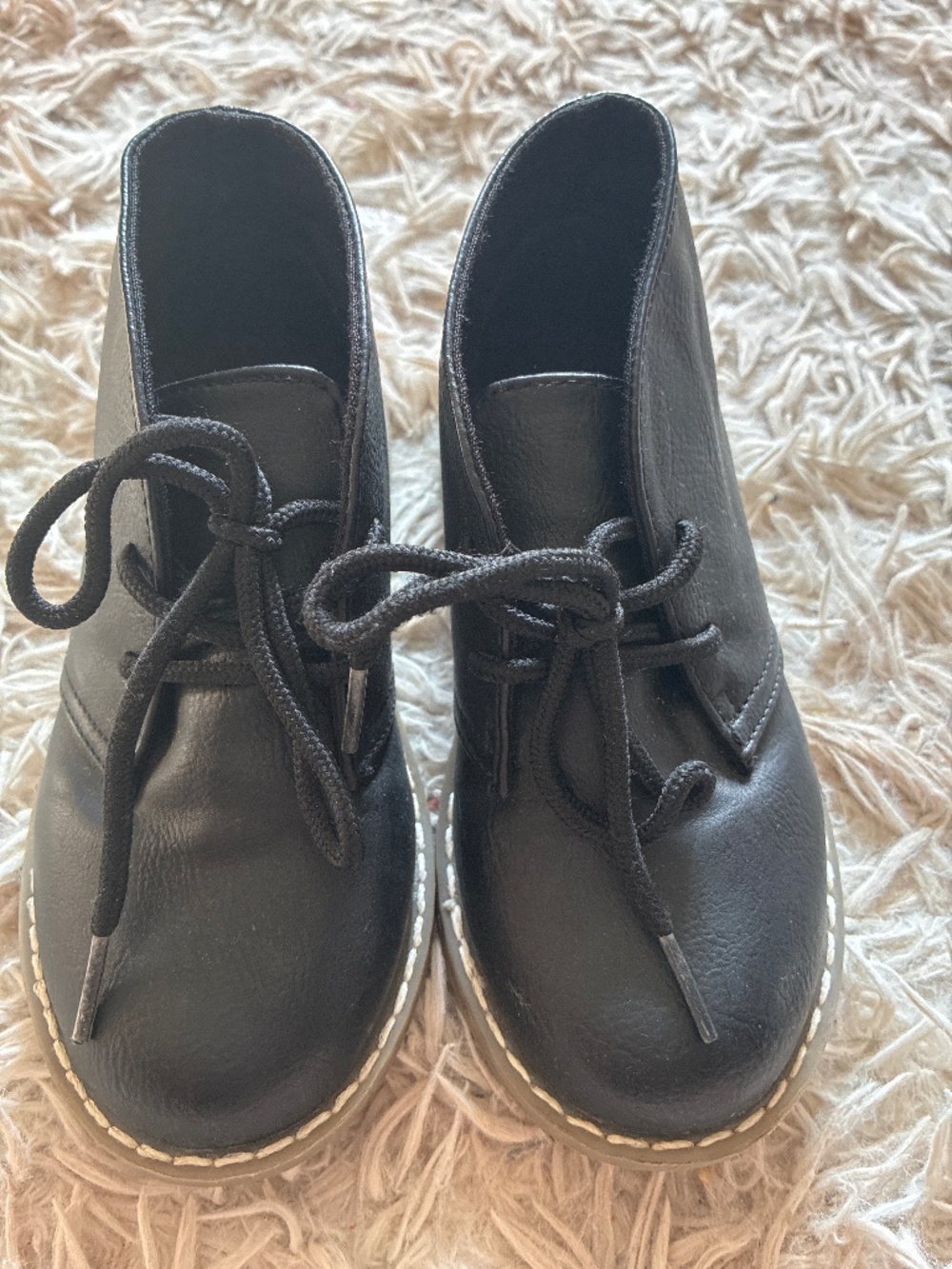 Boys Black Dress Shoes The Children’s Place Size 11
